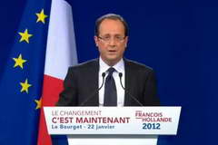 FRANCOIS HOLLANDE - Meeting du Bourget le 22/01/2012, lancement de sa campagne présidentielle [FRANCE]